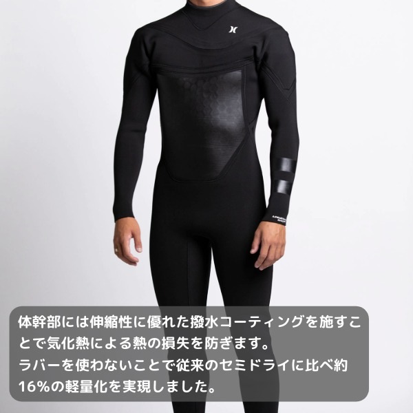 ウェットカバープレゼント中 HURLEY ハーレー メンズ セミドライ