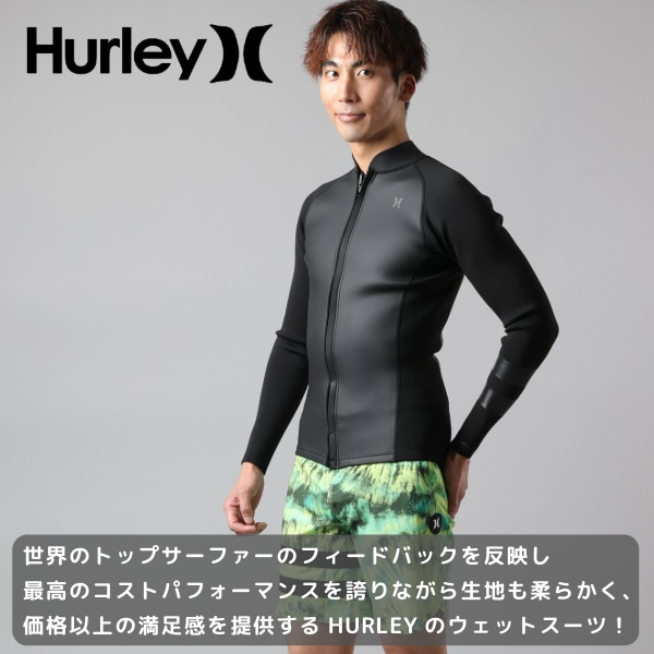 さらに100円引き◆MMLG◆MM MOVE SWEAT HURLEY ハーレー ADVANTAGE PLUS 2MM ZIP JACKET ロング