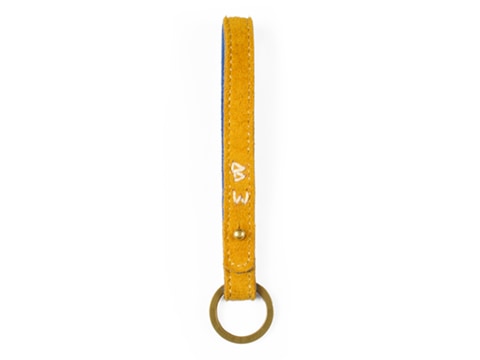 Button Works Suede Key Holder