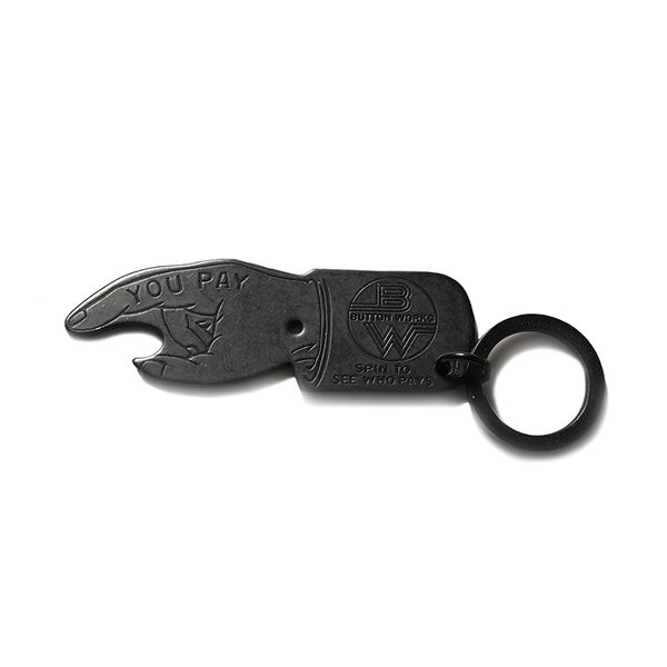 Button Works Black Line You Pay Spinner