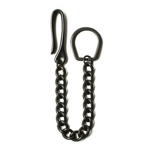 Button Works Black Line Key Chain