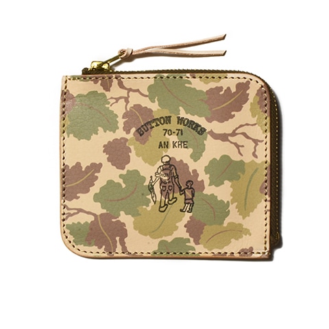 Button Works Camouflage Wallet