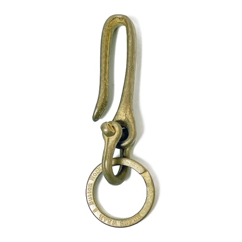 Button Works Brass Line Fishhook Shackle Key