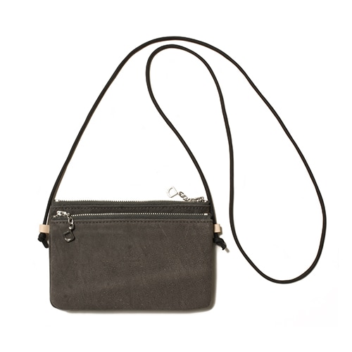 Button Works Kudu Leather Double Pouch : STANDARD CALIFORNIA