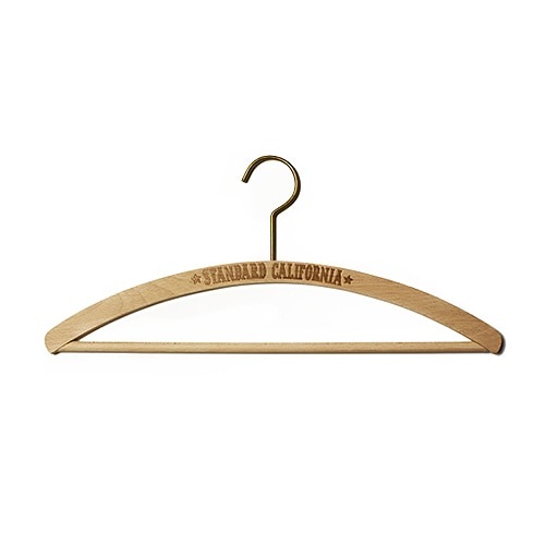 Standard California ウッドハンガー 14本 SD Wood Hanger 3P : STANDARD CALIFORNIA OFFICIAL ONLINE STORE