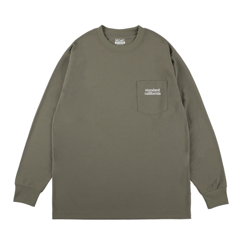 SD Tech Dry Active Logo Pocket Long Sleeve T : STANDARD