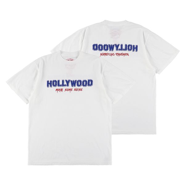 SD US Cotton Script Logo Ringer T ブラウン SD US Cotton