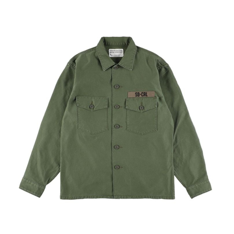 SD Fatigue Shirt Vintage Wash : STANDARD CALIFORNIA OFFICIAL SD Fatigue Shirt Vintage Wash : STANDARD CALIFORNIA OFFICIAL