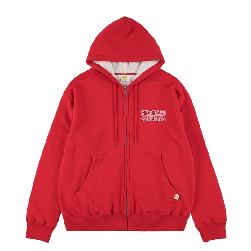 RUSSELL ATHLETIC / SD W Face Logo Zip Hood Sweat : STANDARD