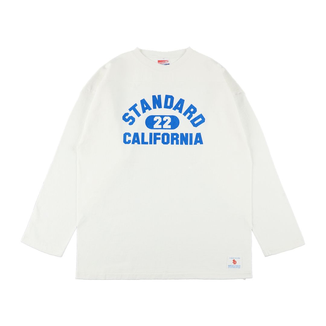SD Heavyweight Football Logo Long Sleeve T Vintage Wash : STANDARD