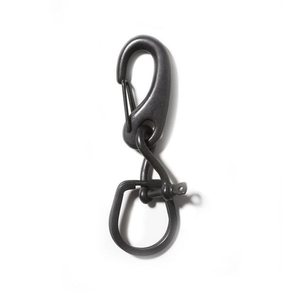 Button Works Black Line Carabiner Twist Shackle