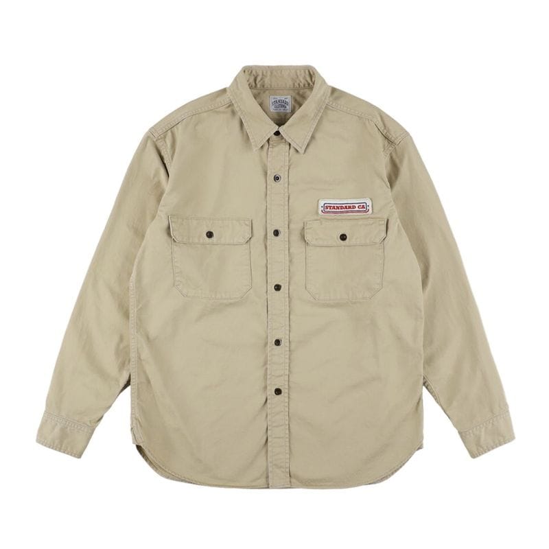SD Logo Patch Work Shirt Vintage Wash