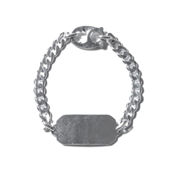 Button Works Sterling WWII Type ID Bracelet