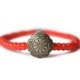 Button Works White Hearts Concho Bracelet