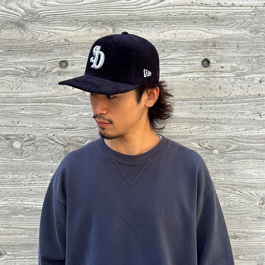 NEW ERA �� SD 59Fifty Corduroy Logo Cap