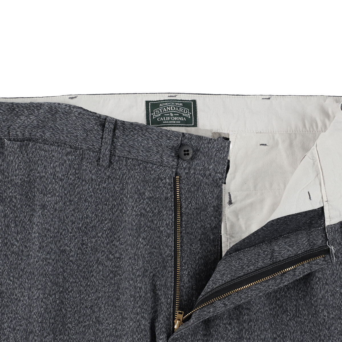 SD Black Chambray Pants W Vintage Wash