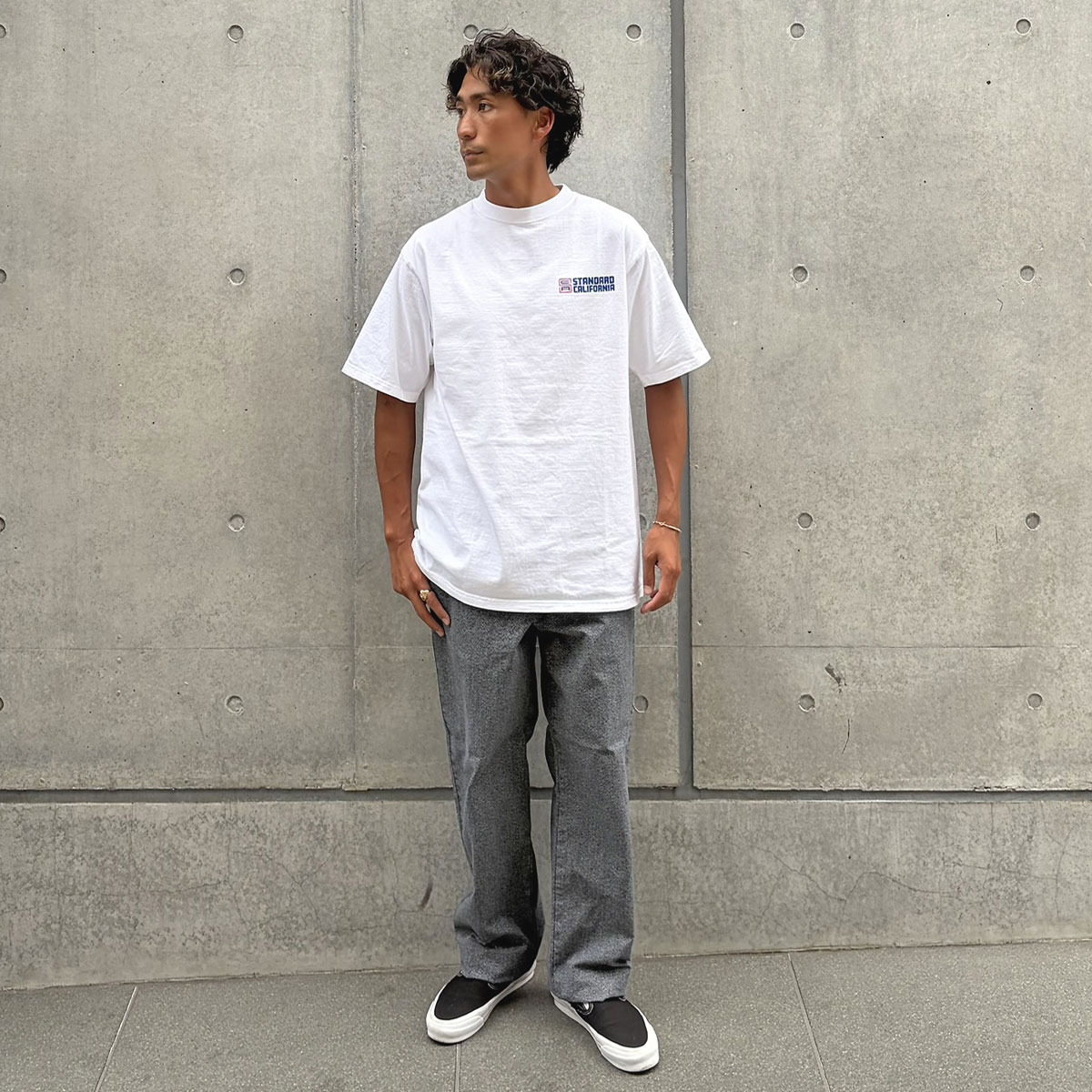 SD Black Chambray Pants W Vintage Wash