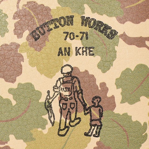 Button Works Camouflage Wallet