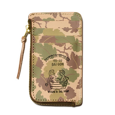 Button Works Camouflage Card Case