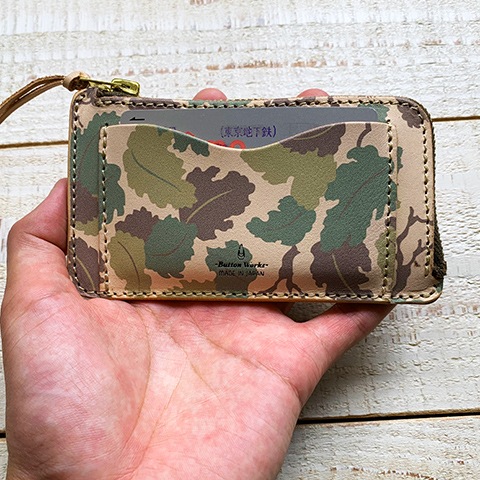 Button Works Camouflage Card Case