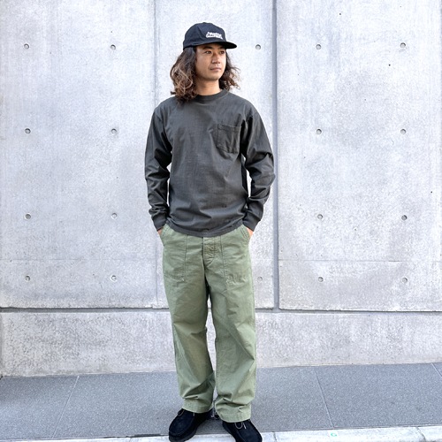 SD Heavyweight Pocket Long Sleeve T Vintage Wash