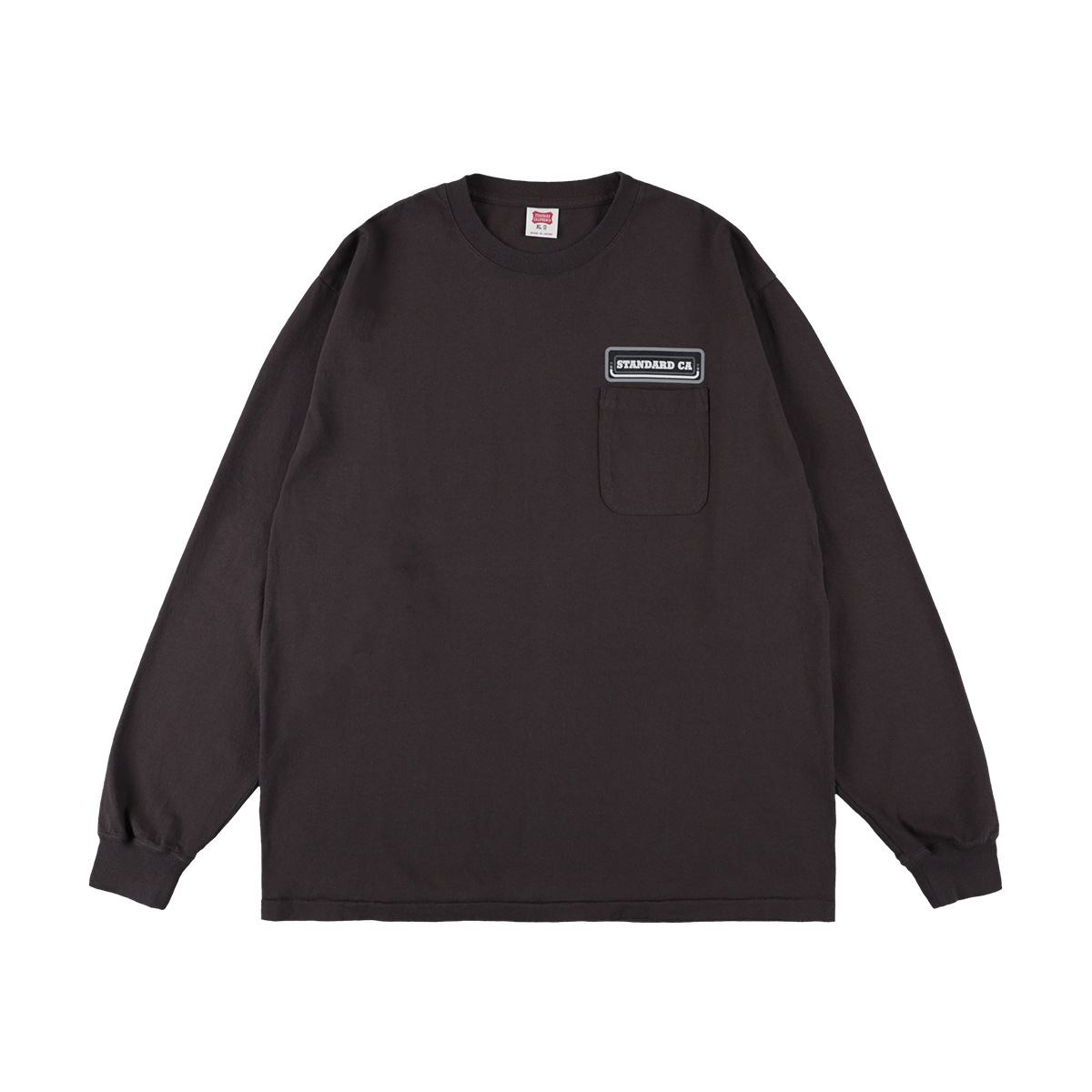 SD US Cotton Pocket Logo Long Sleeve T