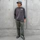 SD US Cotton Pocket Logo Long Sleeve T
