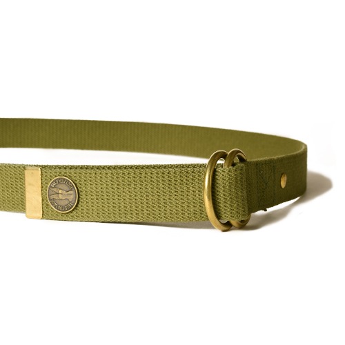 Button Works "Tails You Lose Double Ring Long GI Belt