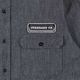 SD Logo Patch Black Chambray Work Shirt Vintage Wash