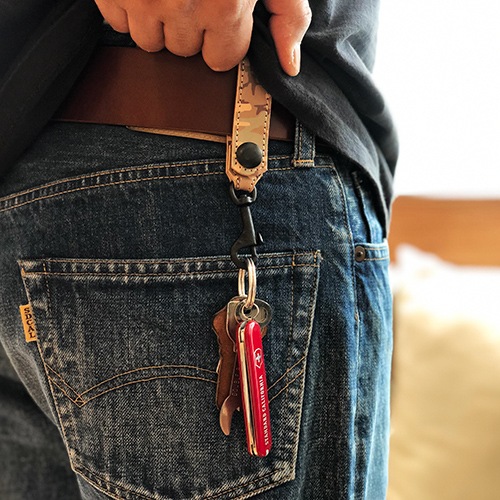 Button Works Camouflage Key Fob