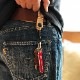 Button Works Camouflage Key Fob