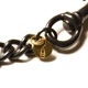 Button Works Black Line Anchor Key Chain