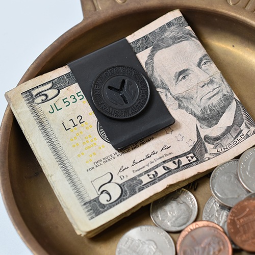 Button Works NYC Subway Token Money Clip