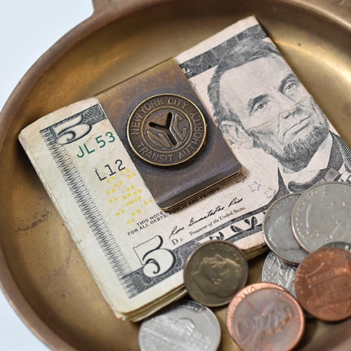 Button Works NYC Subway Token Money Clip