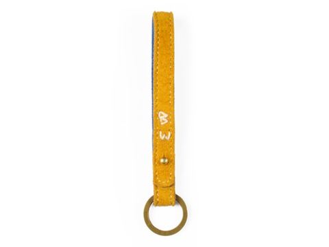 Button Works Suede Key Holder