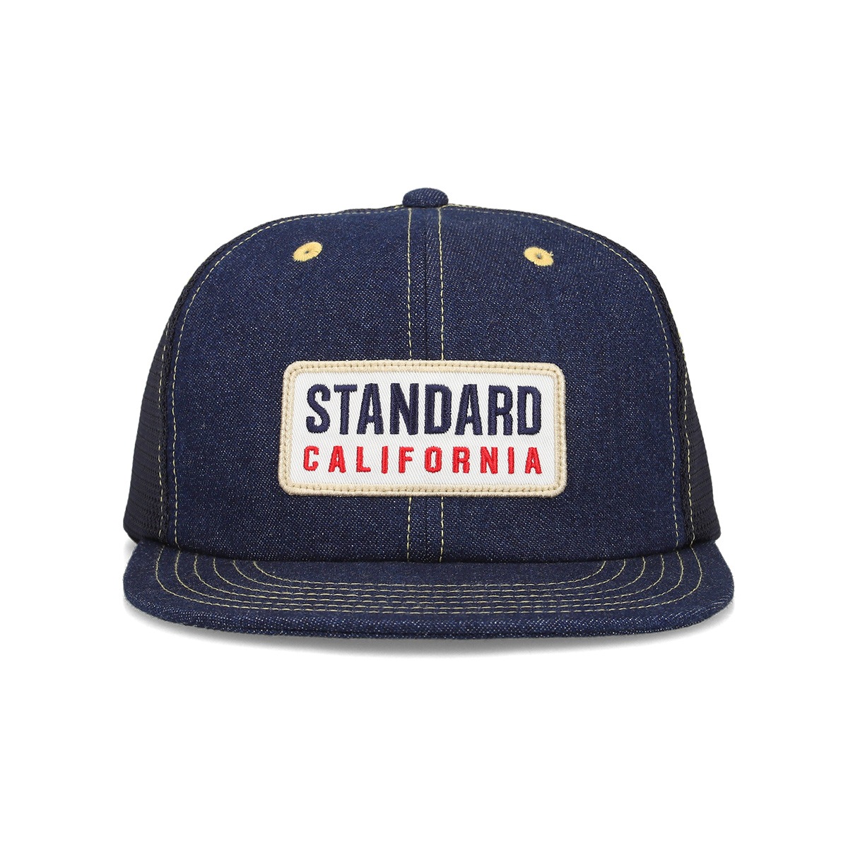 SD Box Logo Patch Denim Mesh Cap