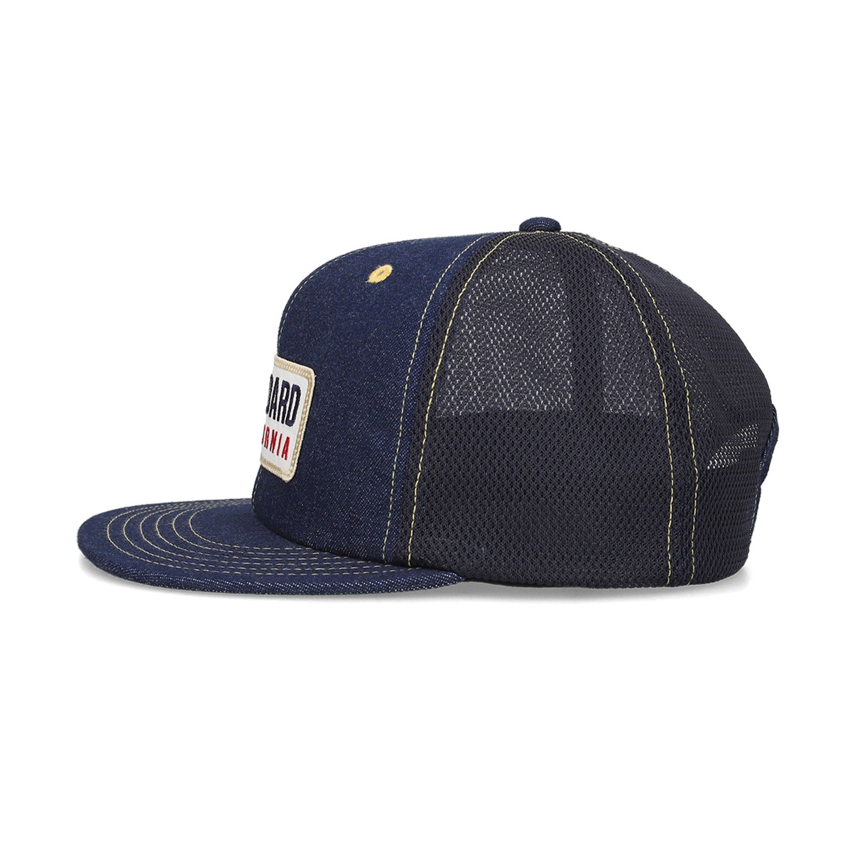 SD Box Logo Patch Denim Mesh Cap