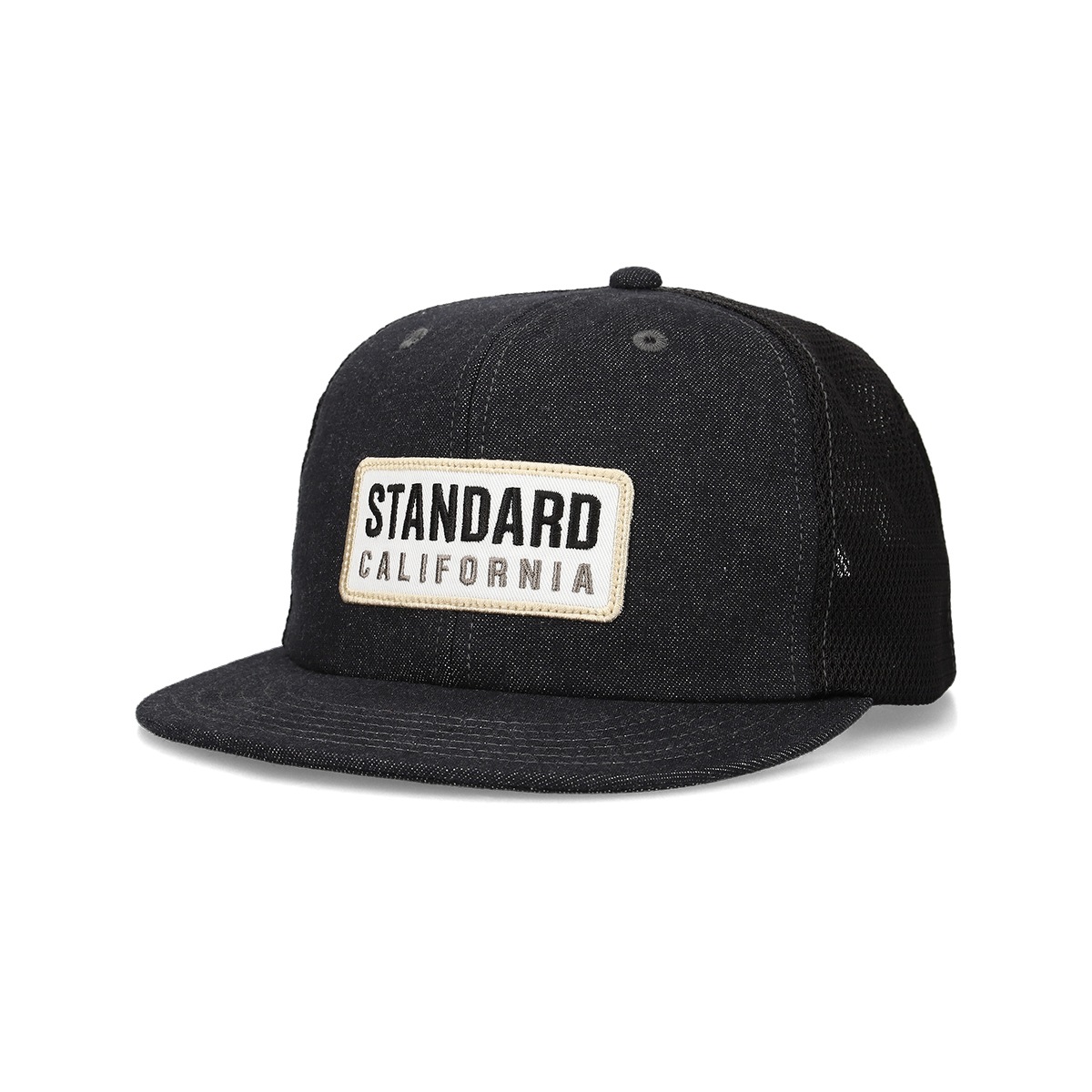 SD Box Logo Patch Denim Mesh Cap