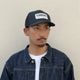 SD Box Logo Patch Denim Mesh Cap