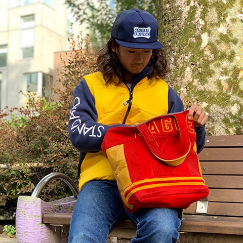 Hand Light Lettered Tote Bag No.1