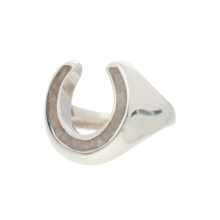 CALIFOLKS Horseshoe Inlay Ring