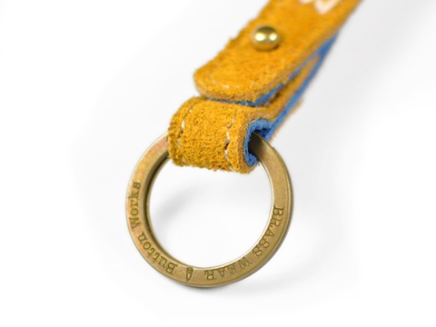 Button Works Suede Key Holder