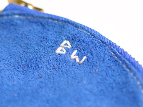 Button Works Suede Coin Case