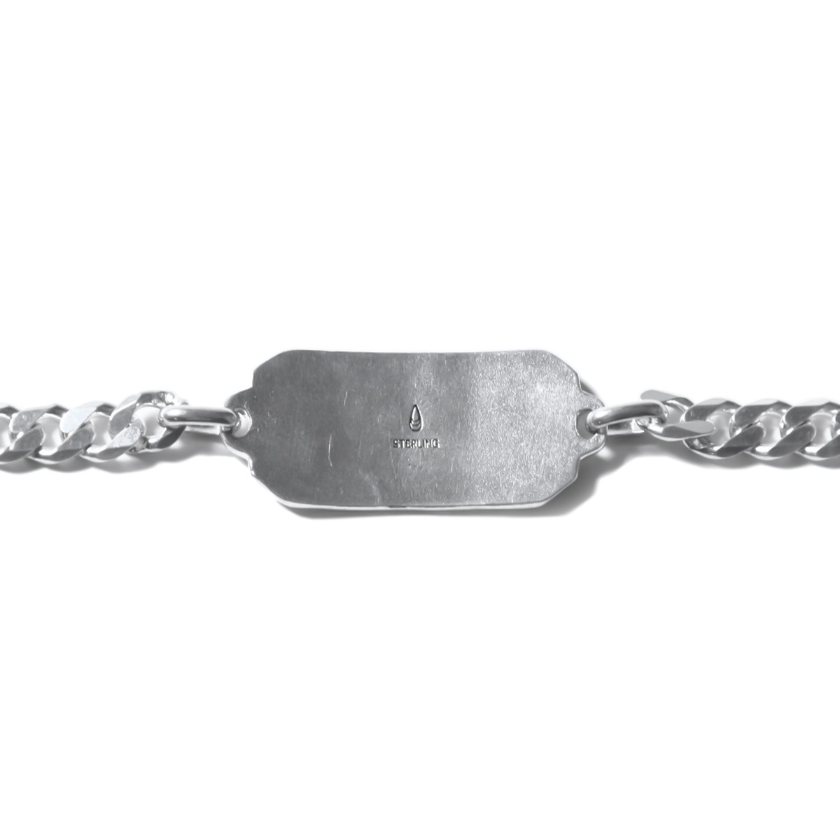 Button Works Sterling WWII Type ID Bracelet