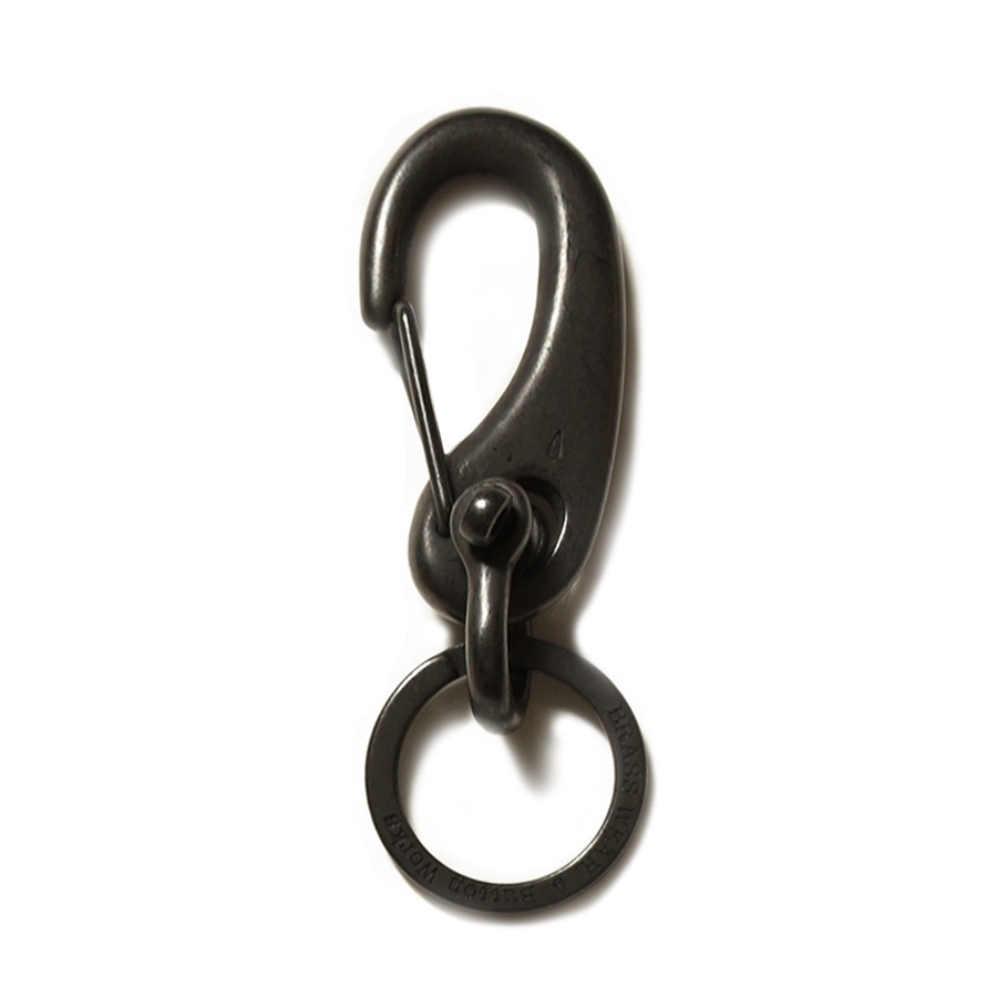 Button Works Black Line Carabiner Shackle