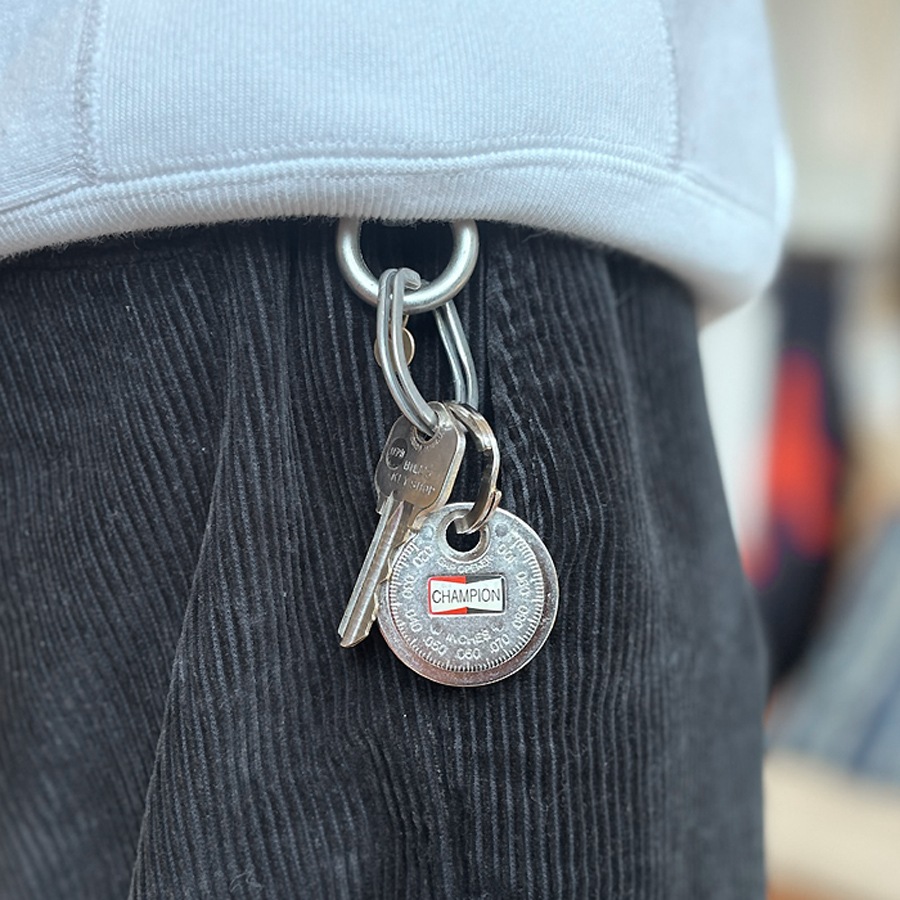 Button Works Dead Stock Champion Plug Gap Gauge Key Fob CT481