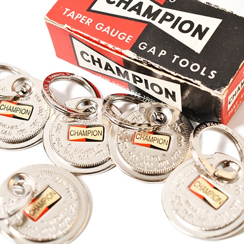 Button Works Dead Stock Champion Plug Gap Gauge Key Fob CT481