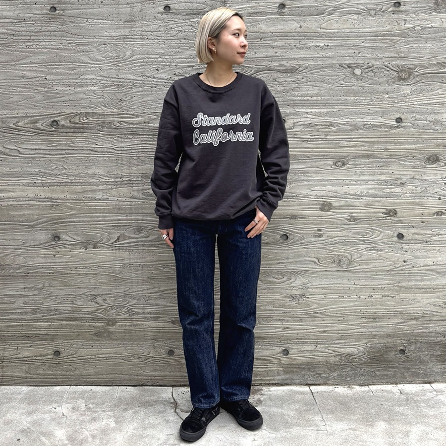 SD US Cotton Script Logo Crew Sweat