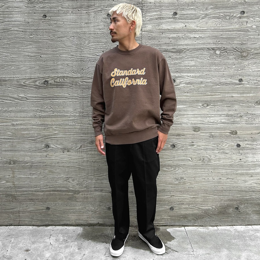 SD US Cotton Script Logo Crew Sweat