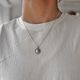 Button Works Mercury Dime Coin Necklace APOLLO #3
